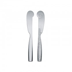 Set de 6 Cuchillos para Mantequilla - Dressed Plata - Alessi ALESSI ALESMW03/37