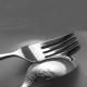 Set of 6 Dessert Forks - Dressed Silver - Alessi ALESSI ALESMW03/5