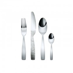 Cutlery Set 24 Pieces - Dressed Silver - Alessi