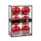 Conjunto de 6 Bolas de Vidro Vermelho Opaco 7cm - Xmas Balls - Goodwill GOODWILL GWUG60003