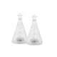 Set of 2 Trees 11cm Transparent - Wave - Sirius SIRIUS SR64060