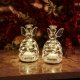 Set of 2 Angels 9cm Transparent and White - Sweet - Sirius SIRIUS SR67025