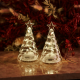 Set of 2 Christmas Trees 11cm Transparent and White - Sweet - Sirius SIRIUS SR67060