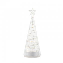 Christmas Tree 22cm Transparent and White - Sweet - Sirius SIRIUS SR67075