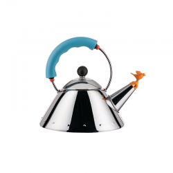 Chaleira com Bico em Forma de Pássaro Azul - 9093 - Alessi
