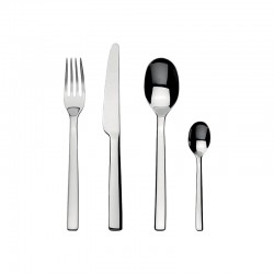 Cutlery Set 24 Pieces - Ovale Silver - Alessi ALESSI ALESREB09S24