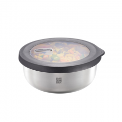 Contenedor Hermético Redondo 1L - Provido Gris - Gefu GEFU GF12772