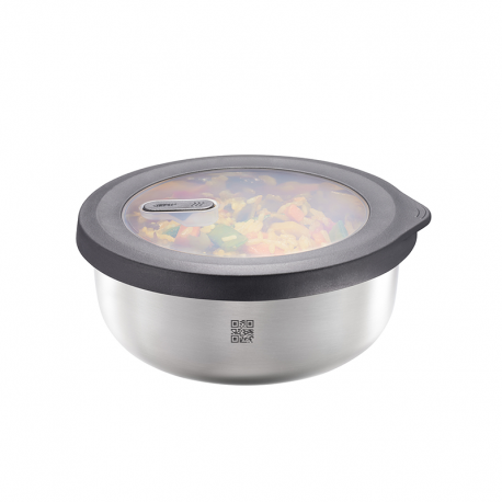 Contenedor Hermético Redondo 1L - Provido Gris - Gefu GEFU GF12772