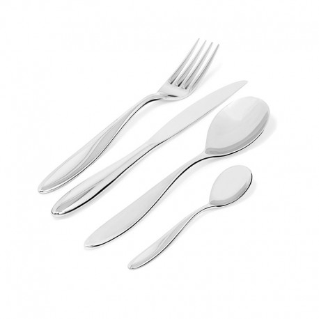 Cutlery Set 24 Pieces Monobloc - Mami Silver - Alessi ALESSI ALESSG38S24M