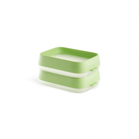 Set 2 Bandejas Reutilizables Selladoras Verde - Lekue LEKUE LK3421002V12M017