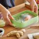 Set of 2 Reusable Seal Trays Green - Lekue LEKUE LK3421002V12M017