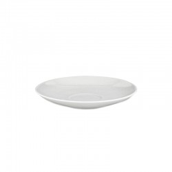 Set of 6 Saucers for Coffee Cup - Mami White - Alessi