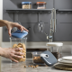 Set of 3 Blue Airtight Jars - Pull Box - Omada OMADA OMM6933BA