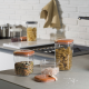 Set of 3 Sunrise Airtight Jars - Pull Box - Omada OMADA OMM6933SI