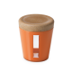 750ml Medium Storage Jar Orange - Ecoliving - Omada OMADA OMM4442AR