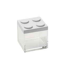 Frasco Pequeno Modular 500ml Branco - Brickstore - Omada OMADA OMM6410BI