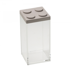 Large Modular Storage Jar 1,5L Taupe - Brickstore - Omada OMADA OMM6412TE