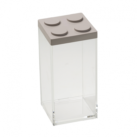 Large Modular Storage Jar 1,5L Taupe - Brickstore - Omada OMADA OMM6412TE