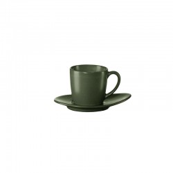 Espresso Cup With Saucer - Cuba Green - Asa Selection