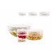 3 Reusable Flexible Lids Clear - Lekue LEKUE LK3401400SURU017