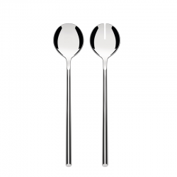 Salad Servers Set - Clivo Steel - Alessi ALESSI ALESPU10/14