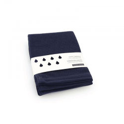 Guest Towel Set - Baño Midnight Blue - Ekobo Home