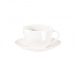 Coffee Cup With Saucer White - Asa Selection