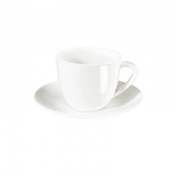 Cappuccino Cup With Saucer - À Table White - Asa Selection