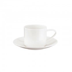 Cup With Saucer Stackable - À Table White - Asa Selection ASA SELECTION ASA1992013