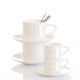 Espresso Cup With Saucer Stackable - À Table White - Asa Selection ASA SELECTION ASA1993013
