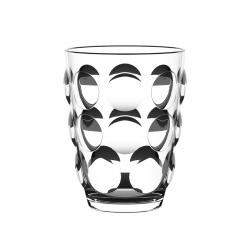 Set of 6 Tumbler Glasses Clear - Bolle Beach - Italesse ITALESSE ITL3941TR