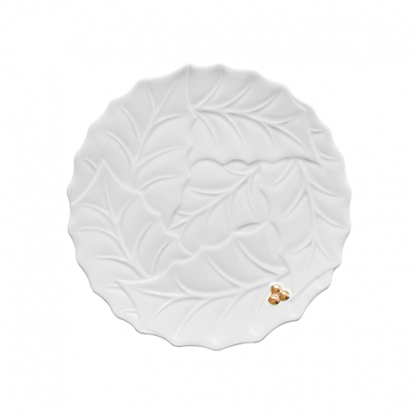 Prato de Sobremesa 20cm Branco - Holly & Berries - Easy Life EASY LIFE ELR2171HOLW