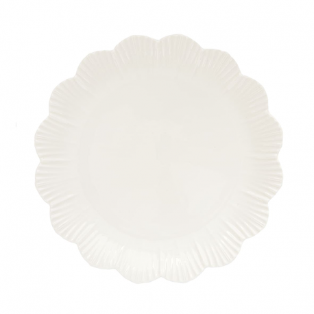 Prato de Refeição Porcelana 26cm Branco - Fleuri - Easy Life EASY LIFE ELR3070FLRI