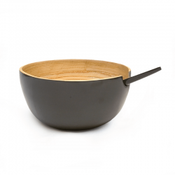 Serving Bowl Medium - Riso Smoke - Ekobo EKOBO EKB3820