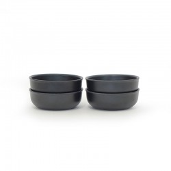 Conjunto De 4 Mini Tazas Ø7Cm - Fresco Negro - Biobu