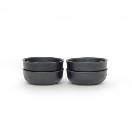 Conjunto De 4 Mini Tazas Ø7Cm - Fresco Negro - Biobu BIOBU EKB69903