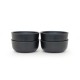 Mini Bowl Set Ø8Cm - Fresco Black - Biobu BIOBU EKB69934