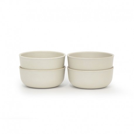 Conjunto De 4 Mini Tazas Ø8Cm - Fresco Gris Piedra - Biobu BIOBU EKB69941