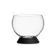 Set of 6 Glasses with Black Ring - Sfera Transparent And Black - Italesse ITALESSE ITL33306BF