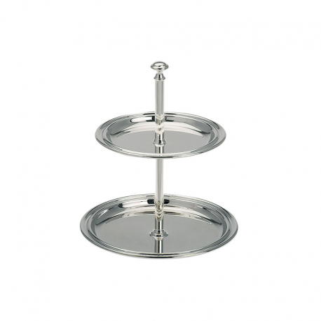 2-Tiers Etagere 16cm Silver - Hermann Bauer HERMANN BAUER HB4707VER