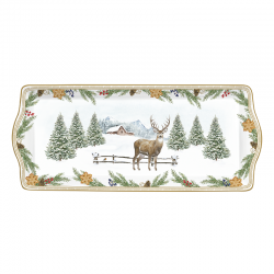 Serving Platter 35cm - White Forest Multicolored - Easy Life EASY LIFE ELR1109WHIF