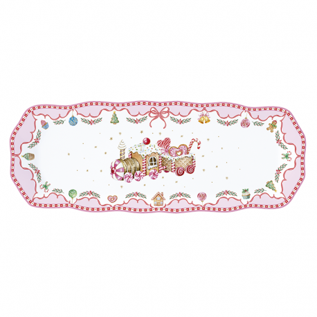 Travessa 37x14cm - Sweet Christmas Multicolorido - Easy Life EASY LIFE ELR1482SWEC