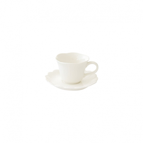 Espresso Coffee Cup 110ml White - Fleuri - Easy Life EASY LIFE ELR3076FLRI