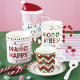 Mug with Lid and Infuser - Christmas Twist Multicolored - Easy Life EASY LIFE ELR1345CTWI