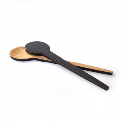 Cubiertos Ensalada - Miro Negro - Ekobo EKOBO EKB7746