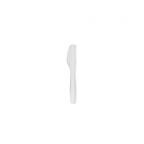 Set of 6 Cuchillos para Mantequilla - Itsumo Plateado - A Di Alessi A DI ALESSI AALEANF06/37