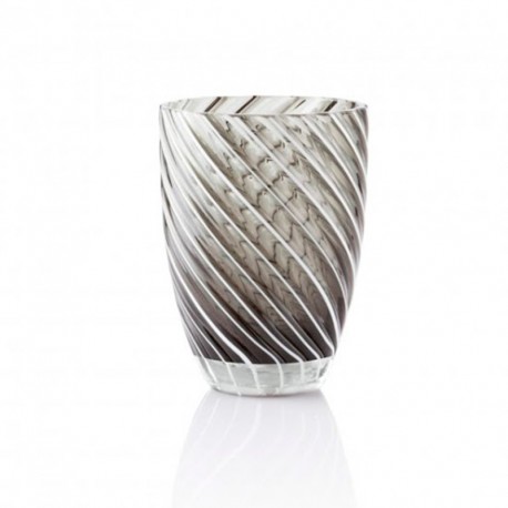 Conj. 6 Copos Tumbler 380ml Preto - Vertigo Preto E Branco - Italesse ITALESSE ITL3353BC