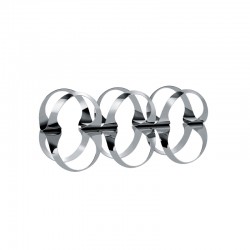 Bottle Rack - Ribbon Silver - Officina Alessi