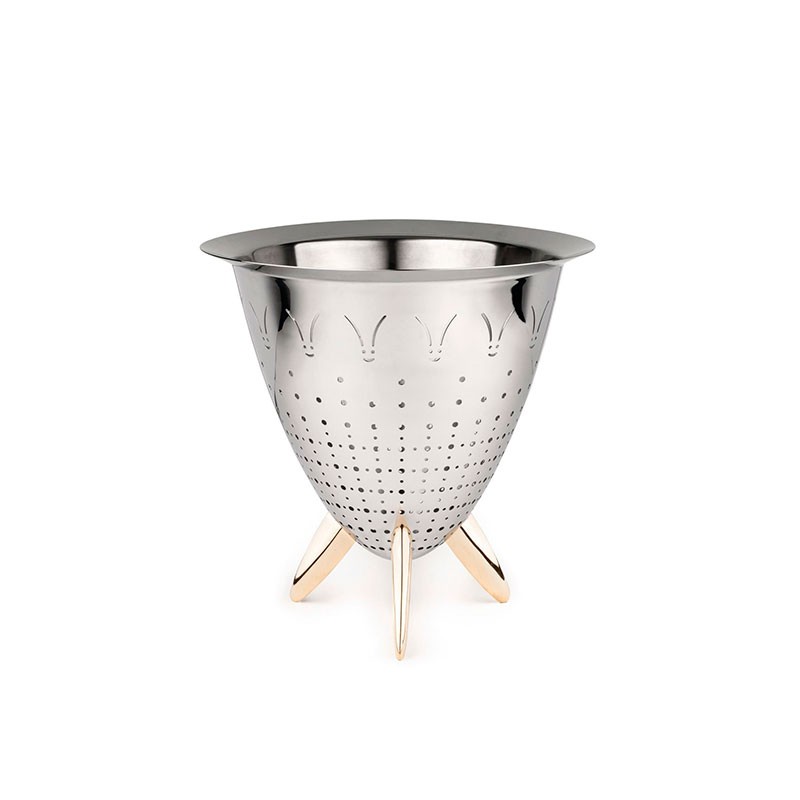 Colander - Max Le Chinois Steel - Officina Alessi