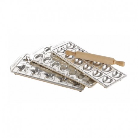 Ravioli Mold (3Un) - Stars, Hearts, Fish Silver - Imperia IMPERIA IMP318